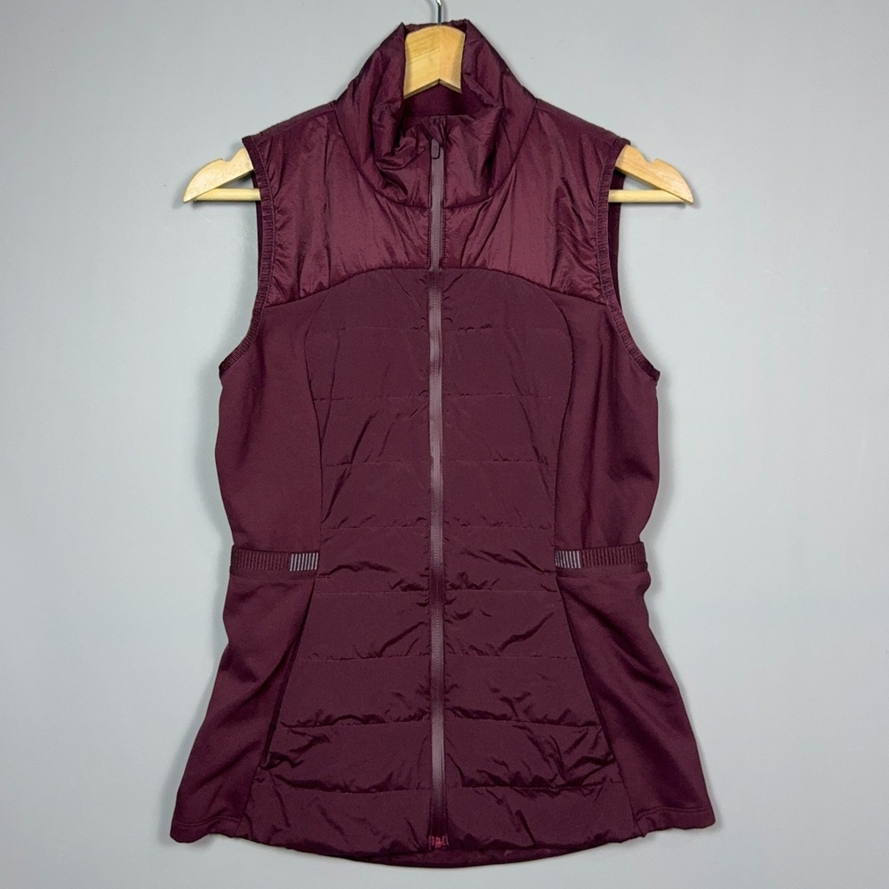 Lululemon Down For It All Vest Womens Size 6 Quilted Puffer Goose Down